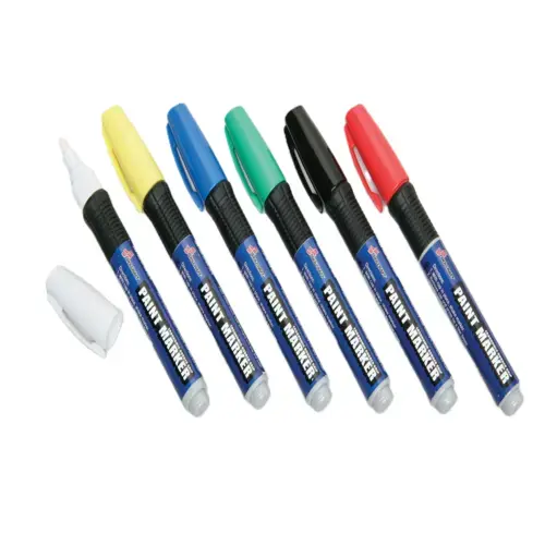 PAINT MARKERS - MEDIUM POINT - 6 COLOR SET